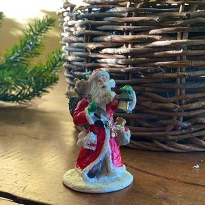 Vintage collectible Santa Claus decor